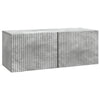 Seinälle asennettava TV-kaappi 78,5 x 31 x 30 cm Betoninharmaa