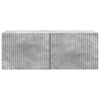 Seinälle asennettava TV-kaappi 78,5 x 31 x 30 cm Betoninharmaa