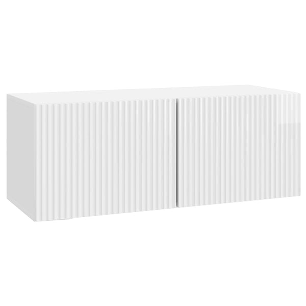 Seinälle asennettava TV-kaappi 78,5 x 31 x 30 cm Tekninen puu