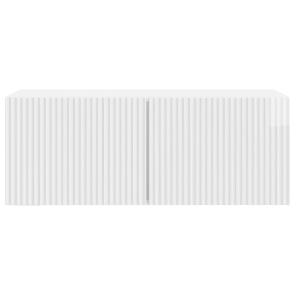 Seinälle asennettava TV-kaappi 78,5 x 31 x 30 cm Tekninen puu