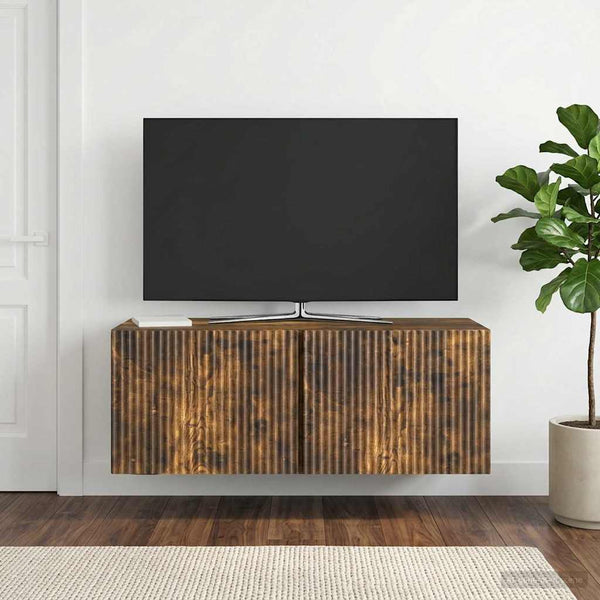 Seinälle asennettava TV-kaappi 78,5 x 31 x 30 cm Savutammi