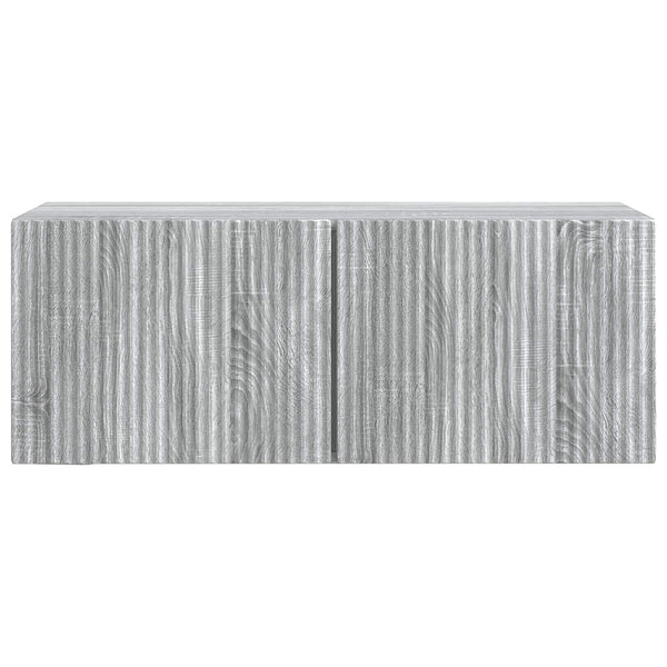 Seinälle asennettava TV-kaappi 78,5 x 31 x 30 cm Harmaa sonoma