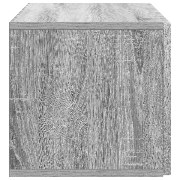 Seinälle asennettava TV-kaappi 78,5 x 31 x 30 cm Harmaa sonoma