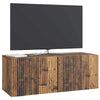 Seinälle asennettava TV-kaappi 78,5 x 31 x 30 cm Vanha puu