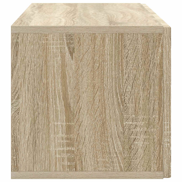 Seinälle asennettava TV-kaappi 98 x 31 x 30 cm Sonoma-tammi
