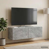 Seinälle asennettava TV-kaappi 98 x 31 x 30 cm Betoninharmaa