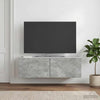 Seinälle asennettava TV-kaappi 98 x 31 x 30 cm Betoninharmaa