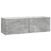 Seinälle asennettava TV-kaappi 98 x 31 x 30 cm Betoninharmaa