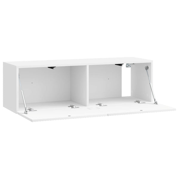 Seinälle asennettava TV-kaappi 98 x 31 x 30 cm Tekninen puu