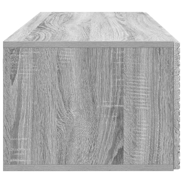 Seinälle asennettava TV-kaappi Harmaa sonoma 78,5 x 41 x 30 cm
