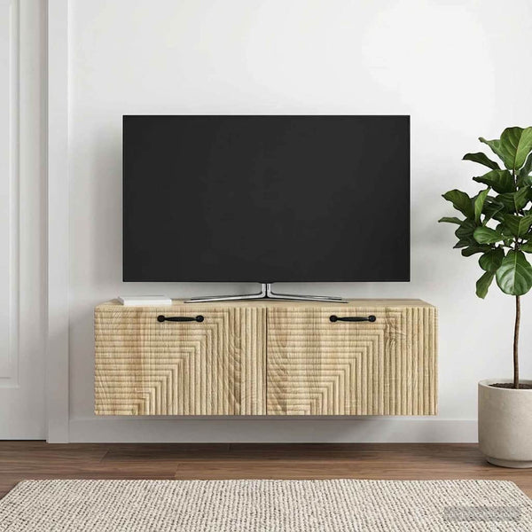 Seinälle asennettava TV-kaappi Sonoma-tammi 98 x 41 x 30 cm