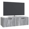 Seinälle asennettava TV-kaappi 98 x 41 x 30 cm Harmaa sonoma