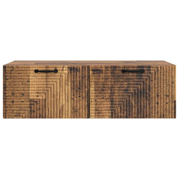 Seinälle asennettava TV-kaappi Vanha puu 98 x 41 x 30 cm