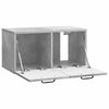 Seinälle asennettava TV-kaappi Betoninharmaa 59,5 x 31 x 30 cm