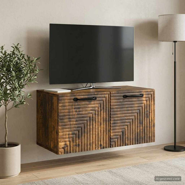 Seinälle asennettava TV-kaappi Savutammi 59,5 x 31 x 30 cm