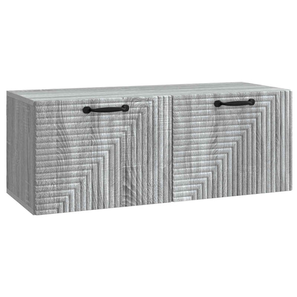 Seinälle asennettava TV-kaappi Harmaa sonoma 78,5 x 31 x 30 cm