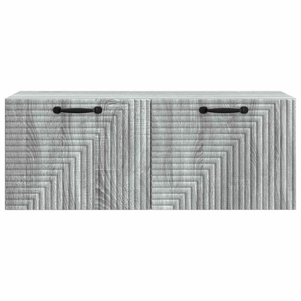 Seinälle asennettava TV-kaappi Harmaa sonoma 78,5 x 31 x 30 cm
