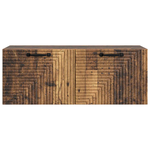 Seinälle asennettava TV-kaappi Vanha puu 78,5 x 31 x 30 cm