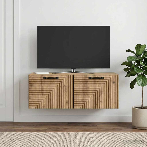 Seinälle asennettava TV-kaappi 78,5 x 31 x 30 cm Artisaanitammi