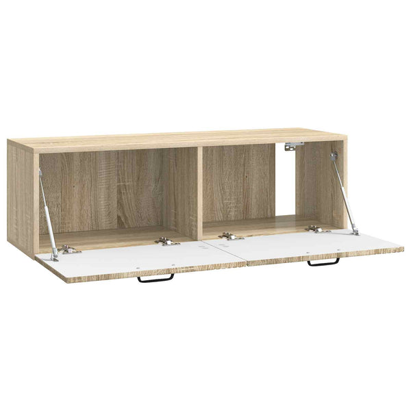 Seinälle asennettava TV-kaappi Sonoma-tammi 98 x 31 x 30 cm