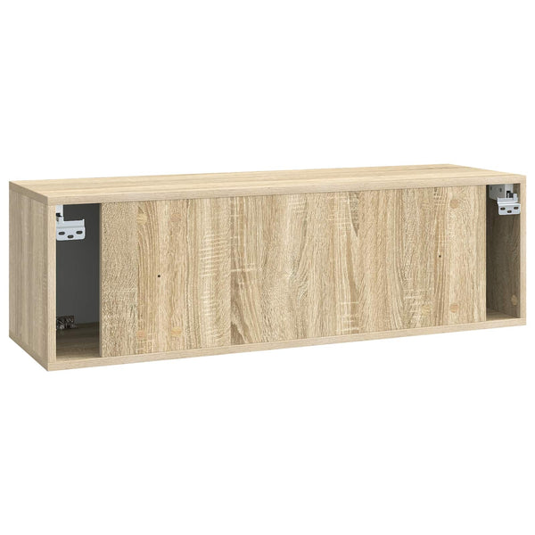 Seinälle asennettava TV-kaappi Sonoma-tammi 98 x 31 x 30 cm