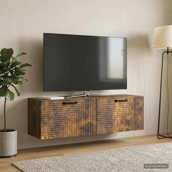 Seinälle asennettava TV-kaappi Savutammi 98 x 31 x 30 cm