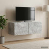 Seinälle asennettava TV-kaappi 59,5 x 41 x 30 cm Betoninharmaa