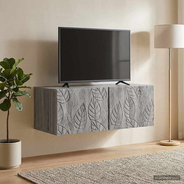 Seinälle asennettava TV-kaappi 59,5 x 41 x 30 cm Harmaa Sonoma