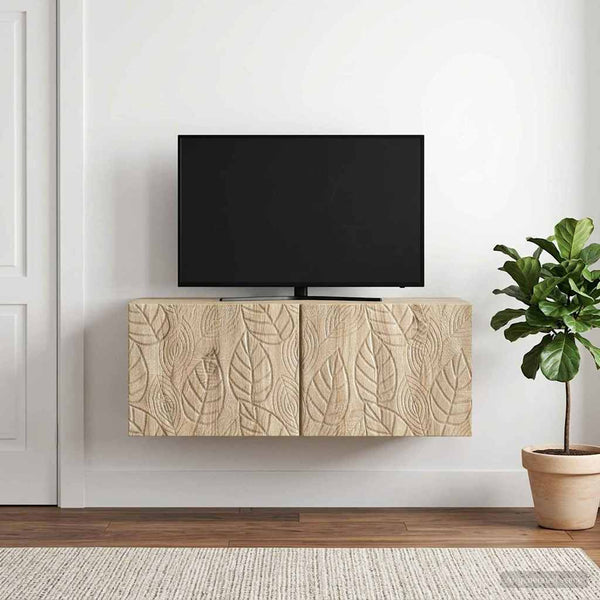 Seinälle asennettava TV-kaappi 78,5 x 41 x 30 cm Sonoma-tammi