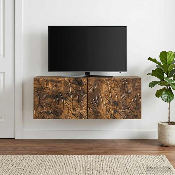Seinälle asennettava TV-kaappi 78,5 x 41 x 30 cm Savutammi