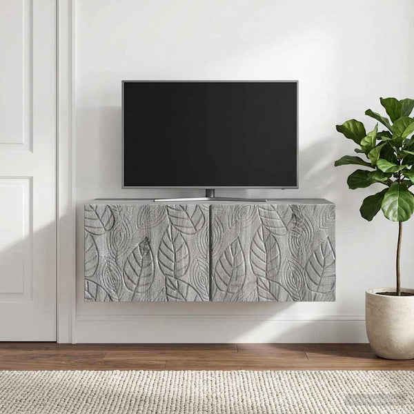 Seinälle asennettava TV-kaappi 78,5 x 41 x 30 cm Harmaa Sonoma
