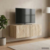 Seinälle asennettava TV-kaappi 98 x 41 x 30 cm Sonoma-tammi