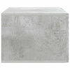 Seinälle asennettava TV-kaappi 59,5 x 31 cm Betoninharmaa