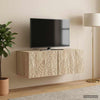 Seinälle asennettava TV-kaappi 98 x 31 cm Sonoma-tammi
