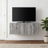 Seinälle asennettava TV-kaappi 98 x 31 cm Harmaa Sonoma