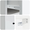 Seinälle Kiinnitettävä Yöpöytä 2 kpl valkoinen