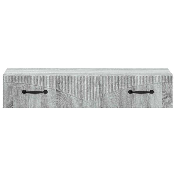 Seinälle Asennettava Sivupöytä 87,5 x 34,5 x 17 cm Tekninen puu