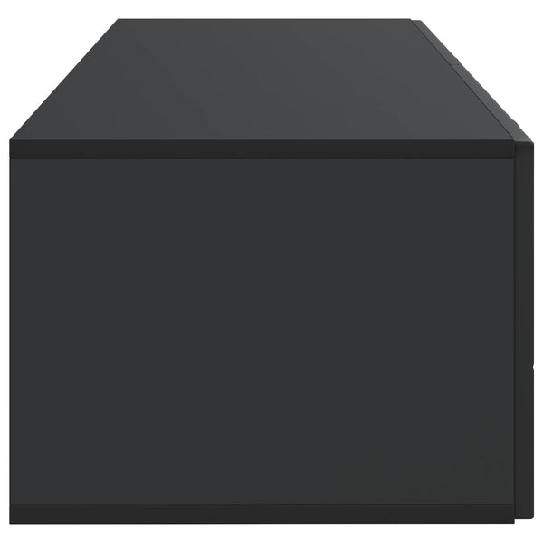 Seinälle asennettava TV-kaappi Musta 98 x 41 x 30 cm