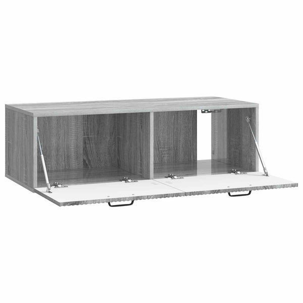 Seinälle asennettava TV-kaappi Harmaa sonoma 98 x 41 x 30 cm