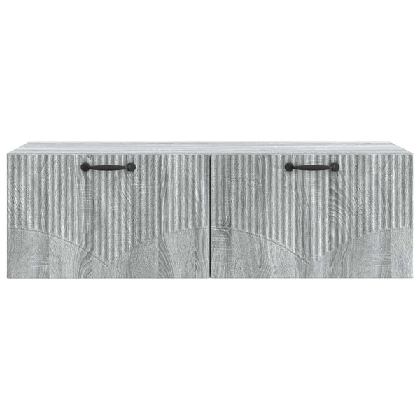 Seinälle asennettava TV-kaappi Harmaa sonoma 98 x 41 x 30 cm
