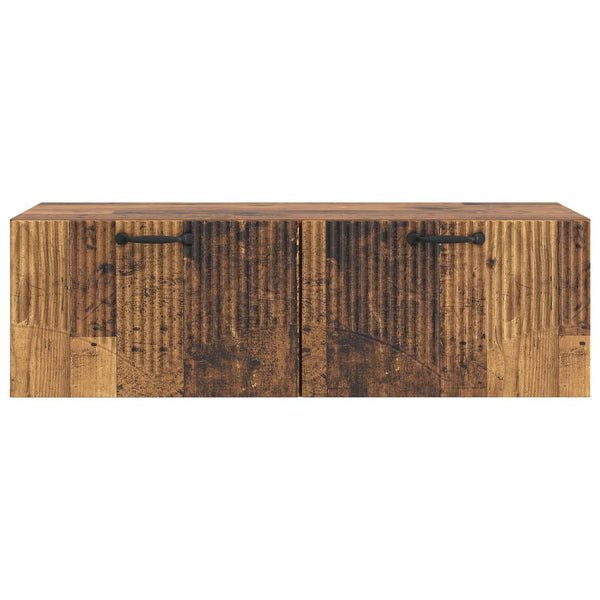 Seinälle asennettava TV-kaappi Vanha puu 98 x 41 x 30 cm
