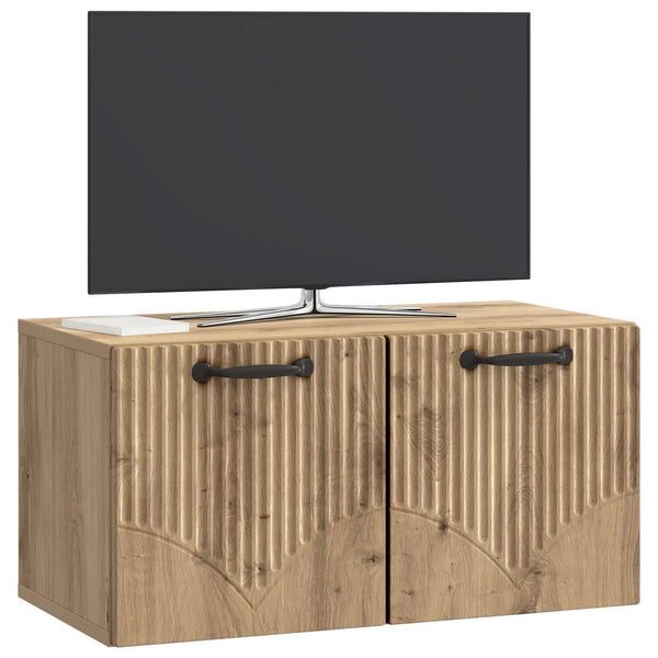 Seinälle asennettava TV-kaappi 59,5 x 31 x 30 cm Artisaanitammi