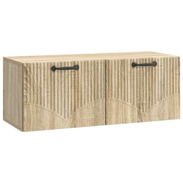 Seinälle asennettava TV-kaappi Sonoma-tammi 78,5 x 31 x 30 cm