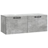 Seinälle asennettava TV-kaappi Betoninharmaa 78,5 x 31 x 30 cm