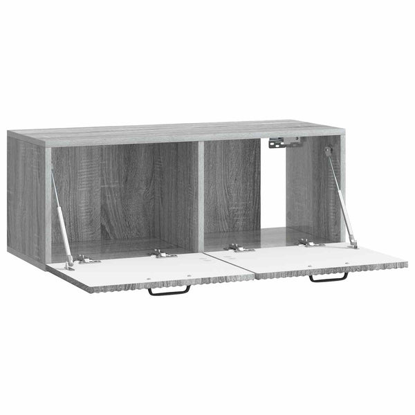 Seinälle asennettava TV-kaappi Harmaa sonoma 78,5 x 31 x 30 cm