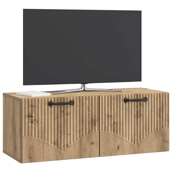 Seinälle asennettava TV-kaappi 78,5 x 31 x 30 cm Artisaanitammi