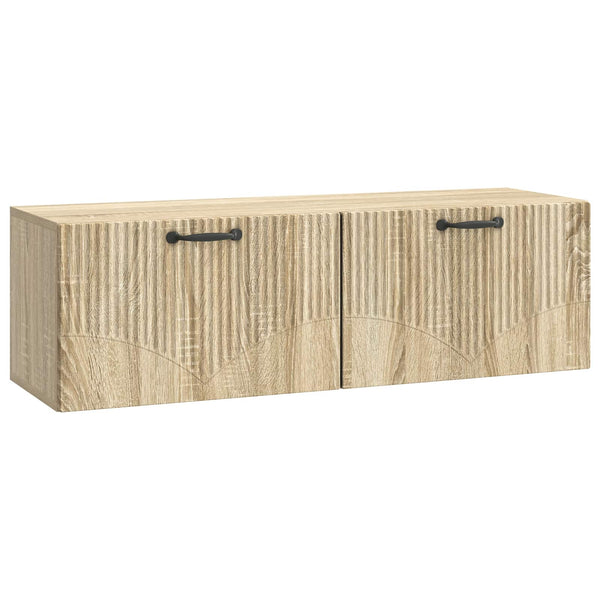 Seinälle asennettava TV-kaappi Sonoma-tammi 98 x 31 x 30 cm