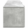 Seinälle asennettava TV-kaappi Betoninharmaa 98 x 31 x 30 cm