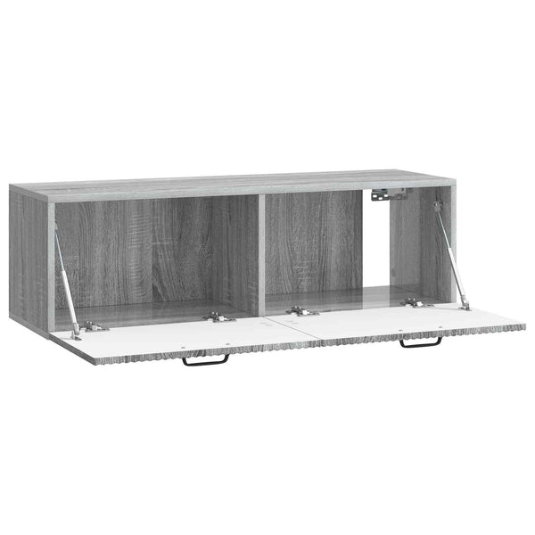 Seinälle asennettava TV-kaappi Harmaa sonoma 98 x 31 x 30 cm