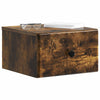Seinälle Kiinnitettävä Yöpöytä 2 kpl Savutammi